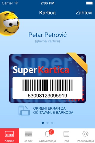 SuperKartica screenshot 2