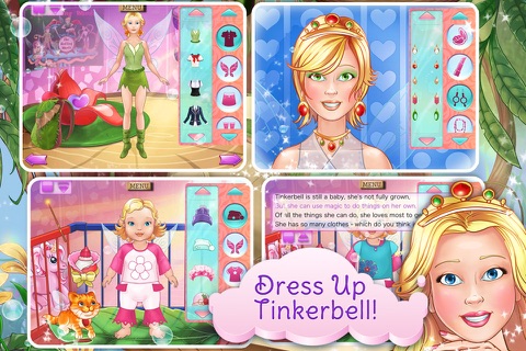 Tinkerbell Fairy Tale Dress Up HD screenshot 2