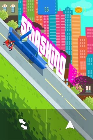 Pizza Boy Downhill - A Wheels Race Adventure In The Sky screenshot 3