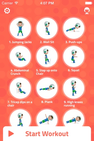 7-Minute Workout for Kids: Make Fitness Fun for Stronger, Healthier Kids Through Interval Training screenshot 3