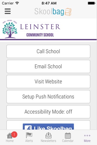 Leinster Community School - Skoolbag screenshot 4