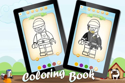 Coloring Book Pages for Lego Movie Full screenshot 2