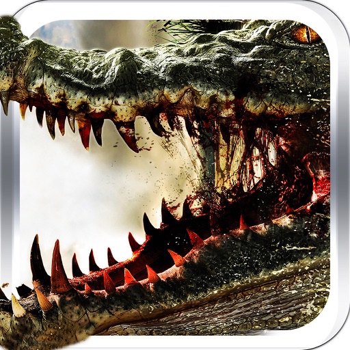 Alligator attacking simulator - wild animal hunt down icon