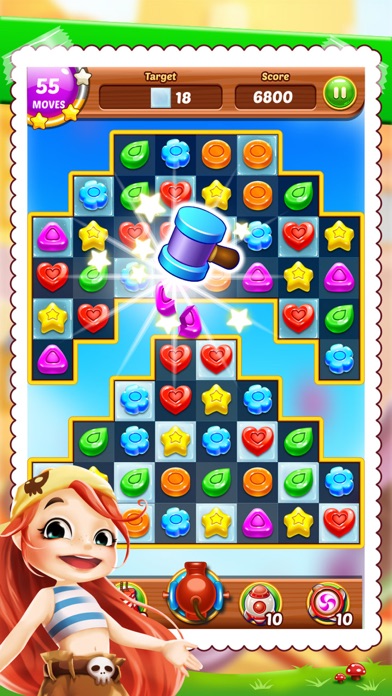 SWEET GEM CANDIES LAND MATCH 3 PUZZLE ADVENTURE 1.0 IOS GAME GIẢI TRÍ SWEET GEM CANDIES LAND MATCH 3 PUZZLE ADVENTURE 1.0 IOS