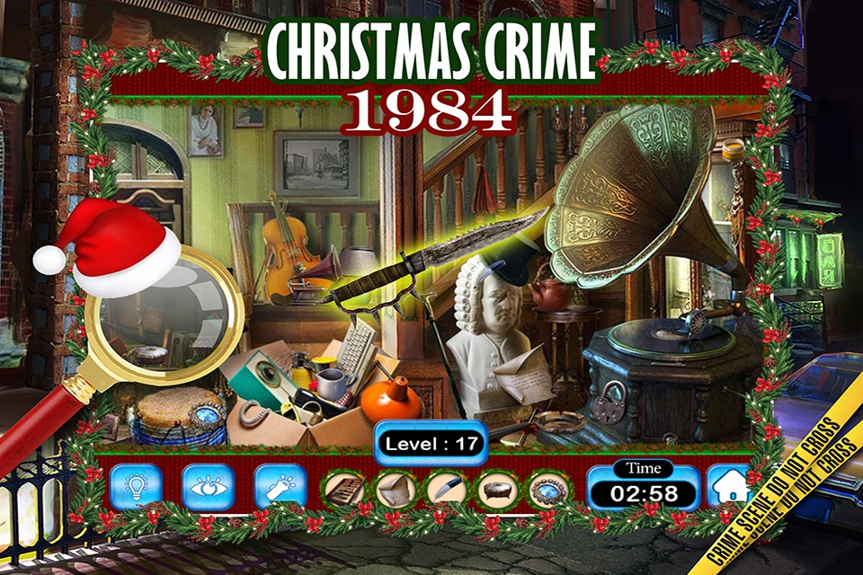 Christmas Crime Hidden Objects Game screenshot 4