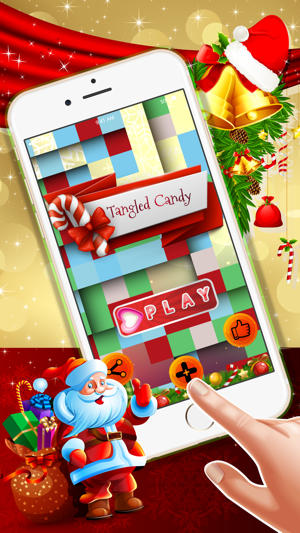 Tangled Candy : - A match 3 puzzles for Christmas season(圖1)-速報App