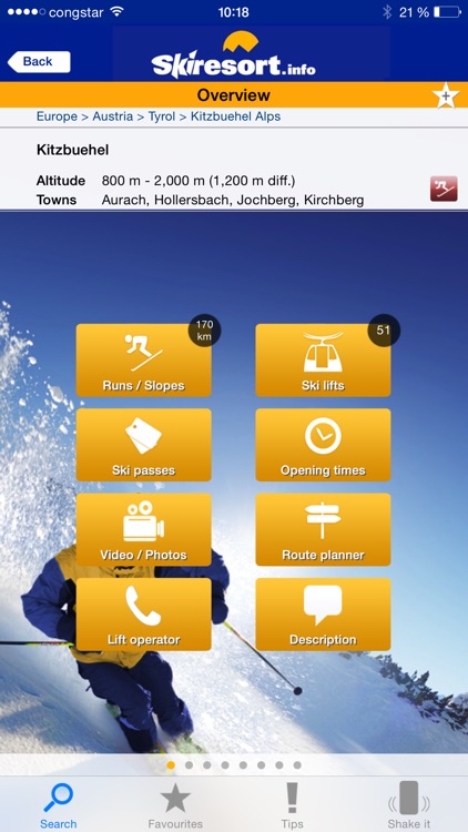 Skiresort.info – ski app, ski resorts and ski lifts worldwide