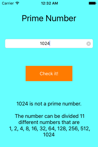 Prime Number - Number of Divisors screenshot 2
