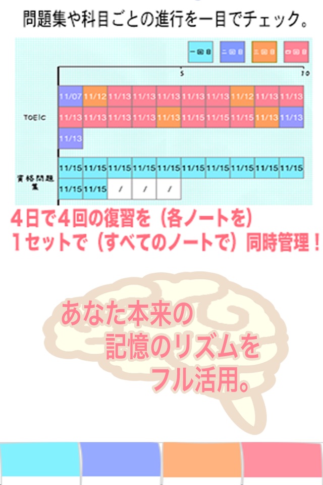 復習管理ノート ~効率的な復習~ screenshot 3