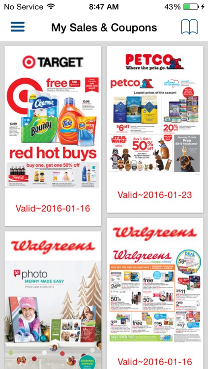 Weekly Circulars, Sales, Deals, Coupon Savings, Ads & Discounts with Shopping List