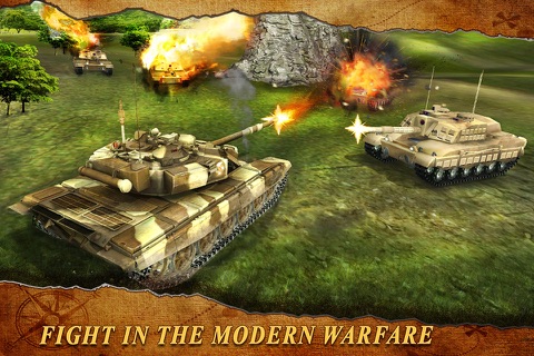Modern Tank War 3D – A world war modern tanks battle against enemy panzer screenshot 4
