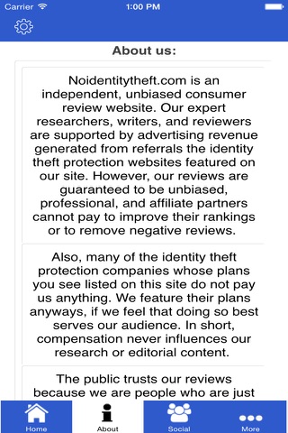 No Identity Theft App screenshot 3