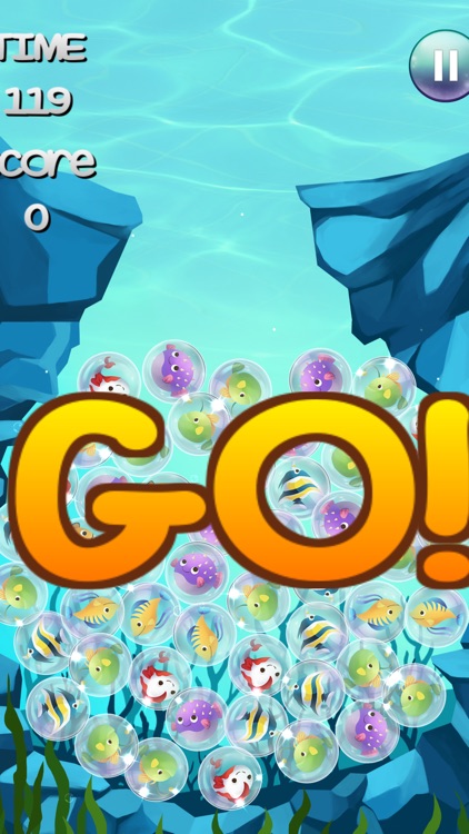 Bubble Fish Mania - Underwater Puzzle Match Blast FREE screenshot-3