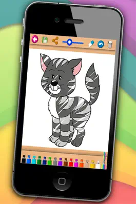 Game screenshot Paint cats – lovely kittens coloring book apk