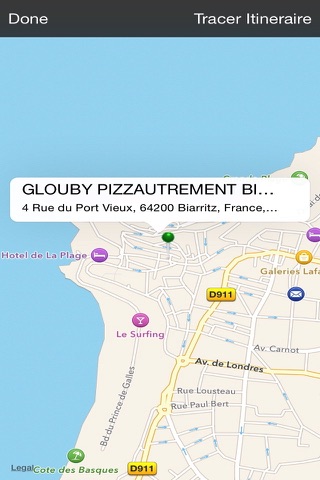 Glouby Pizzautrement Biarritz screenshot 2