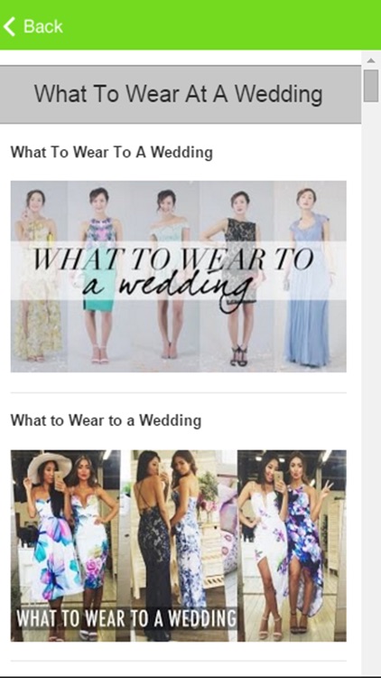 What To Wear To A Wedding