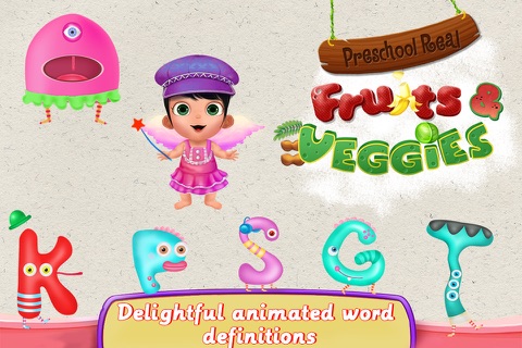 Preschool Real Fruit & Veggie screenshot 3