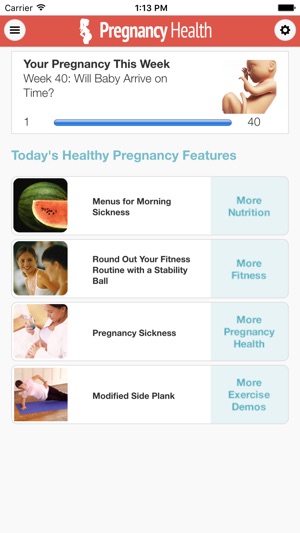 Pregnancy Health & Fitness Week by Week(圖2)-速報App