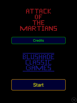 Attack Of The Martians, game for IOS