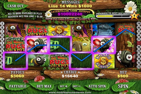 Big Money Bugs Slots screenshot 2