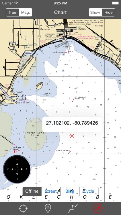 Lake Okeechoobee (Florida) - Raster Nautical Charts