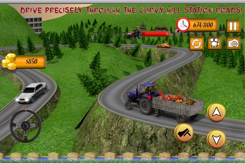 Truck Tractor : Hill Farm screenshot 2