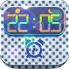 iClock – Polka Dot : Alarm Clock Wallpapers , Frames & Quotes Maker For Pro