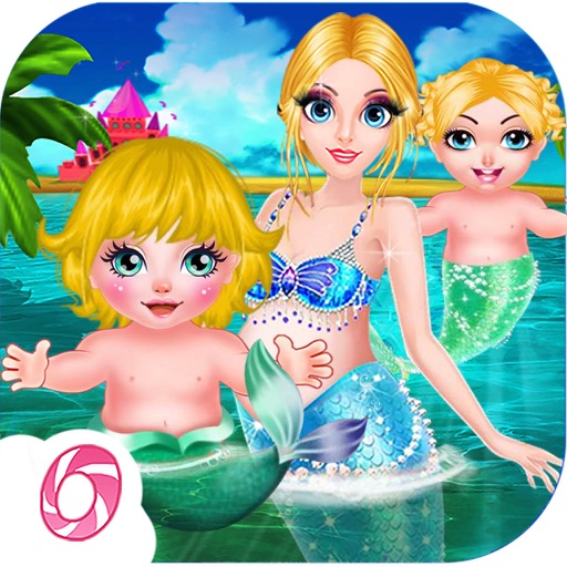 Mermaid Happily Play-Mommy SPA&Baby Care iOS App