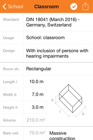 Knauf AMF Room Acoustics Calc. screenshot 2