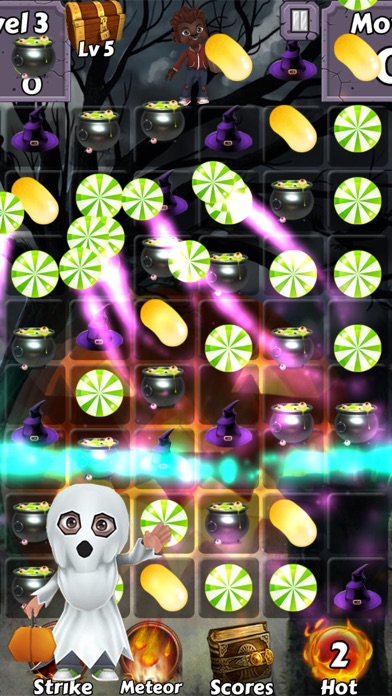 TRICK OR TREAT HEROES - MATCH YUMMY CANDY AND SWIPE HALLOWEEN SWEETS TO COLLECT MAGIC GEMS 1.6.0 IOS