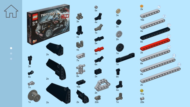 Retro Car for LEGO Technic 9395 Set - Building Instructions(圖2)-速報App