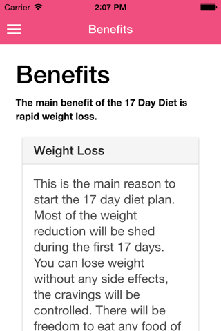 17 Day Diet Guide screenshot 3