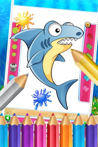 Charm Ocean Colorbook Drawing Paint Coloring Game for Kids screenshot 4