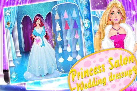 Princess Salon-Wedding dressup4 screenshot 2