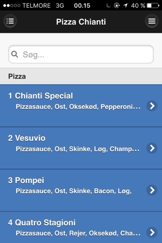 Chianti Pizza screenshot 3