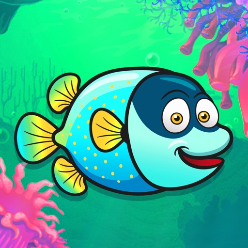 Tiny Smiley 3D Fish Race Adventure - FREE - Open Ocean Swim & Jump Paradise icon