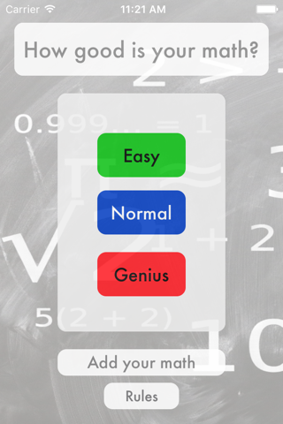 The Math Game - Use Your Brain screenshot 2