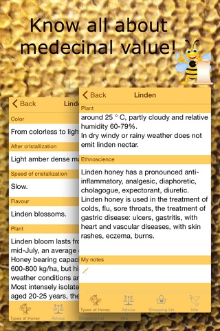 Honey Guide. All about bees and honey types. screenshot 3