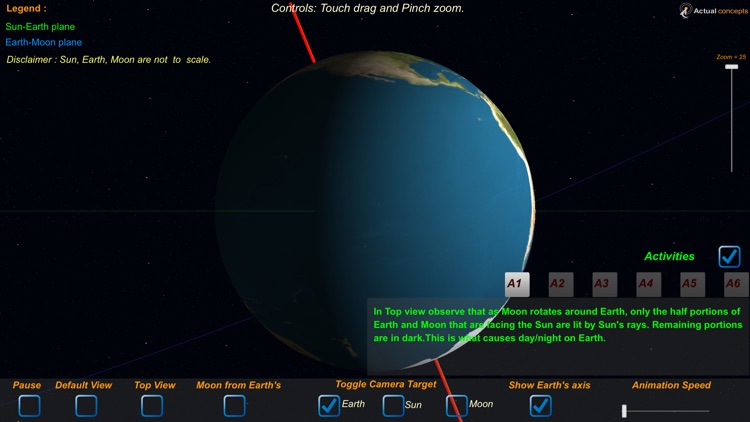 3D Earth Moon Sun screenshot-3