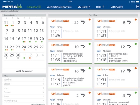 HIPRAlink® Vaccination screenshot 4