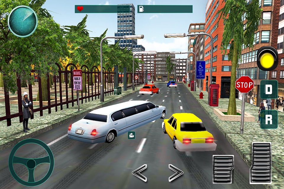 Luxury Limousine Taxi City Car Driving 3D screenshot 3