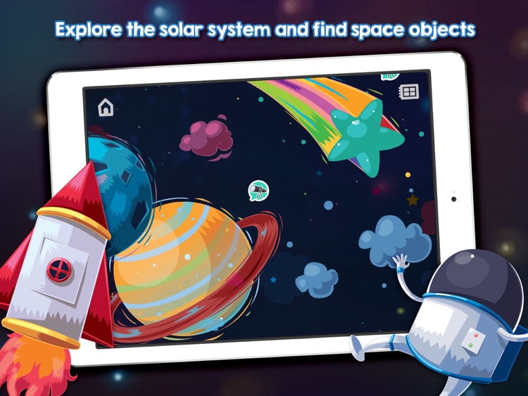 PaintPad Space School Edition: A fun and simple drawing, colouring and painting game for babies and toddlers