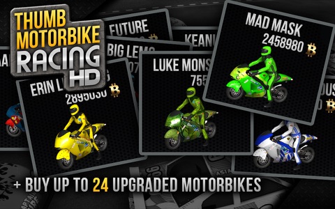 Thumb Motorbike Racing screenshot 3