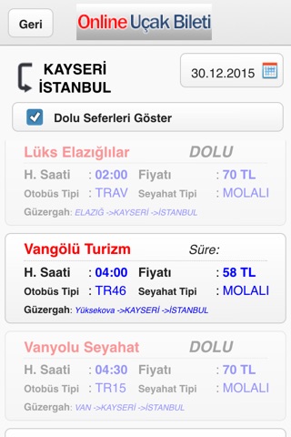 Online Uçak Bileti screenshot 3