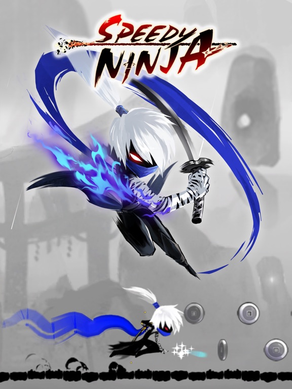 Run endlessly and ride dragons high into the sky in Speedy Ninja