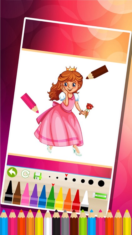 Princess Coloring Pages -  Painting Games for Kids