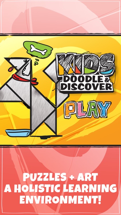 Kids Doodle & Discover: Dogs - Color, Draw & Play