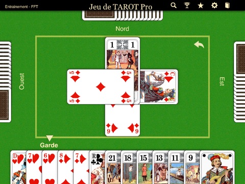 Jeu De Tarot Pro for iPad screenshot 2