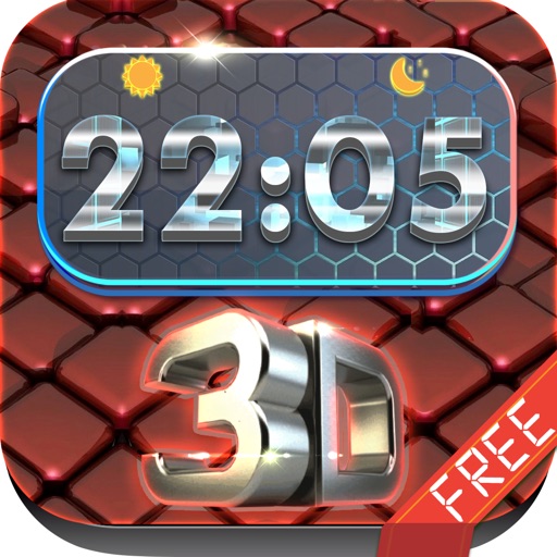 iClock – 3D : Alarm Clock Wallpapers , Frames and Quotes Maker For Free icon