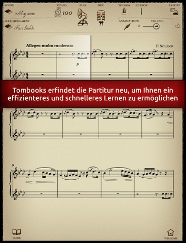 Play Schubert - Fantaisie (partition interactive pour piano à 4 mains) screenshot 2